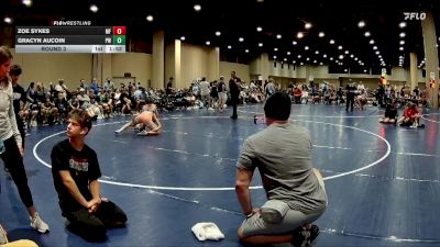 120+130 Round 3 - Gracyn Aucoin, Plaquemine Wrestling vs Zoe Sykes, Morris Fitness