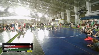 57 lbs Semis & 1st Wrestleback (8 Team) - Ryker Carpenter, Shootbox vs Simon Jensen, Champions