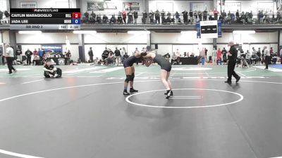 132Yellow lbs Rr Rnd 2 - Caitlin Maragioglio, Bellport vs Jada Lee, Monroe Woodbury