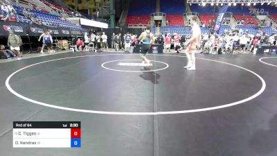 190 lbs Rnd Of 64 - Cain Tigges, IA vs Devin Kendrex, IN