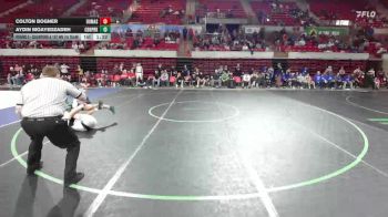 132 lbs Round 2 - Quarters & 1st Wb (16 Team) - Colton Bogner, Dumas vs Aydin Moayedzadeh, Cedar Park