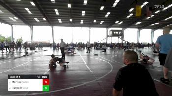 52 lbs Consi Of 4 - Josiiah Martinez, Warhawk Wrestling Academy vs Jalen Pacheco, Wolfpack Wrestling Academy