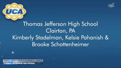 Thomas Jefferson High School [2026 Cheer - Small Varsity Division II Finals] 2026 UCA National High School Cheerleading Championship DII