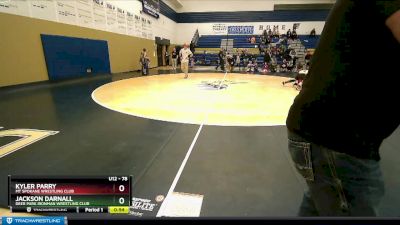 78 lbs Round 5 - Jackson Darnall, Deer Park Ironman Wrestling Club vs Kyler Parry, Mt Spokane Wrestling Club