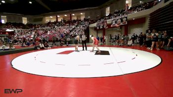 155 lbs Quarterfinal - Elaina Shield, Wyandotte HS Girls vs Kitt Mills, Comanche High School Girls