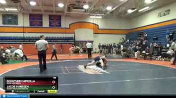 157 lbs Cons. Round 1 - Jacob Hanssen, Buena Vista University vs Schuyler Caprella, Ohio Northern