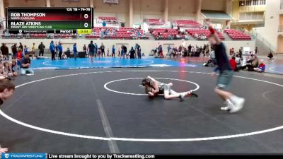 74-76 lbs Round 1 - Rob Thompson, North Carolina vs Blaze Atkins, Mount Airy Wrestling Club