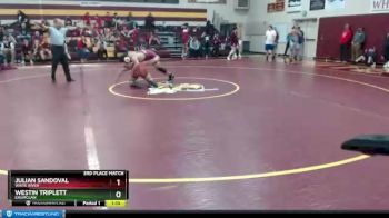 170 lbs 3rd Place Match - Westin Triplett, Enumclaw vs Julian Sandoval, White River