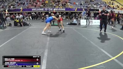 145 lbs Semis & 3rd Wb (16 Team) - Aine Drury, King University vs Bella Mir, North Central College