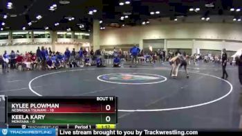 120 lbs Quarters & Wb (16 Team) - Keela Kary, Montana vs Kylee Plowman, Nebraska Tsunami