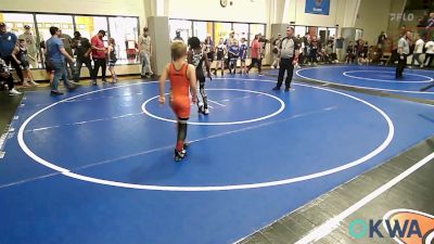 85 lbs Round Of 16 - Cayne Crawford, Pawhuska Elks Takedown vs Ej Turner Jr, Pin-King All Stars