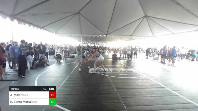 136 lbs Consi Of 8 #1 - Abbey Miller, Oklahoma vs Kailynn Santa Maria, Santa Fe