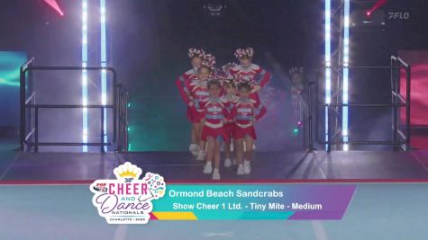 Ormond Beach Sandcrabs [2025 Show Cheer 1 Ltd. - Tiny Mite - Medium] 2025 Pop Warner National Cheer & Dance Championship