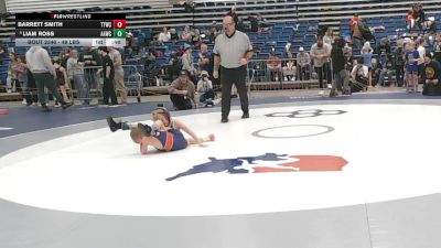 49 lbs Cons. Sub-semis - Liam Ross, Alber Athletics Wrestling Club vs Barrett Smith, Team Tulsa Wrestling Club