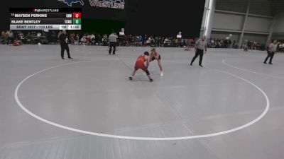 113 lbs Champ. Rd Of 64 - Blake Bentley, Team Champs Wrestling Club vs Maysen Perkins, Greater Heights Wrestling