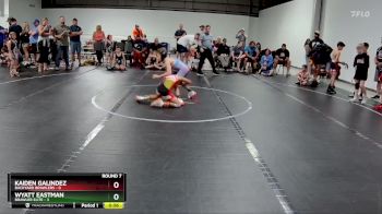 64 lbs Round 7 (8 Team) - Kaiden Galindez, Backyard Brawlers vs Wyatt Eastman, Brawler Elite