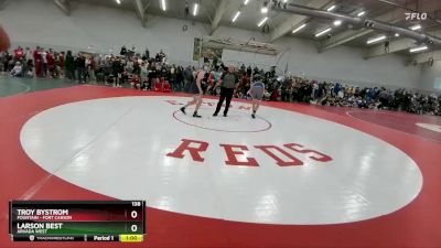 138 lbs Cons. Round 1 - Troy Bystrom, Fountain - Fort Carson vs Larson Best, Arvada West