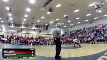 175 lbs Placement (16 Team) - Matt Heiser, Adams Central vs Declan Gard, Rochester