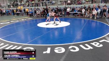 77 lbs 1st Place Match - Kanin Kumfer, Interior Grappling Academy vs Colter Campbell, Anchorage Youth Wrestling Academy