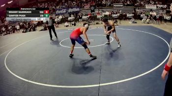 D 2 165 lbs 1st Place Match - Brandt Babineaux, Teurlings Catholic vs Sawyer Pugh, St. Thomas More