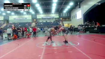 285 lbs Champ. Round 3 - Nicholas Rogers, Mt. Olive vs Logan Hall, Huntingdon