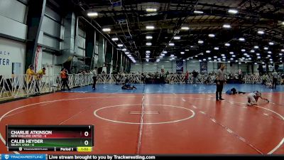 80 lbs Rd# 8- 12:30pm Saturday Final Pool - Charlie Atkinson, New England United vs Caleb Heyder, SELECT, Utah