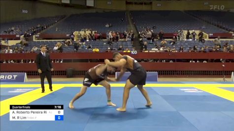 Adrian Roberto Pereira Ribeiro vs Mateusz R Lim 2024 Pan IBJJF Jiu-Jitsu No-Gi Championship