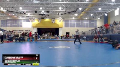 113 lbs Cons. Round 2 - Chanapon Weaver, New Albany High School vs Kendric Butler, Ocean Springs, MS