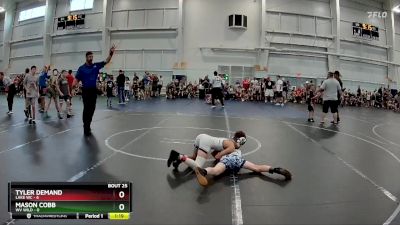 76 lbs Round 7 (8 Team) - Mason Cobb, WV Wild vs Tyler Demand, Lake WC