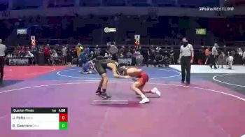 123 lbs Quarterfinal - Jackson Potts, Deschutes Mat Club vs Brayden Guerrero, Gold Rush