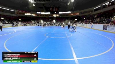 100 lbs 5th Place Match - Leah Parker, Chino Valley vs Malia Rivera, Desert Vista