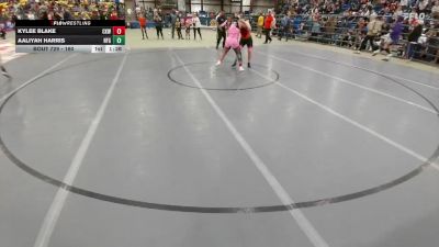 160 lbs Round 2 - Aaliyah Harris, Newcastle Fall Guys vs Kylee Blake, Camel Kids Wrestling