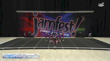 Cheer-riffic Techniques - Ruby Robins [2025 L1 Junior - Flex - D2 Day 1] 2025 JAMfest San Antonio Classic