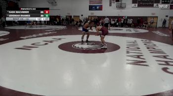184 lbs Quarterfinal - Jeremiah Rhames, Johnson & Wales vs Kash Macumber, UW - La Crosse