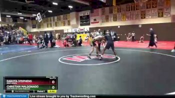 138 lbs Cons. Round 3 - Dakota Stephens, Bret Harte vs Christian Maldonado, San Marcos (San Marcos)