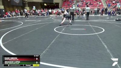 150 lbs Quarterfinal - Dane Gibson, Piper Wrestling Club vs Bronson Lopez, Derby Wrestling Club