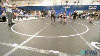 52 lbs Consi Of 8 #1 - Jace Wright, Tuttle Wrestling vs Keldyn Webb, El Reno Wrestling Club