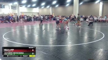 140 lbs Round 7 (8 Team) - Viktoriya Devochkina, MIAMI ALLSTARS vs Kelly Ladd, Queen Bees