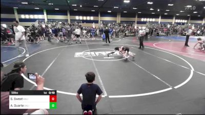 58 lbs 5th Place - Sadie Sweat, Kalispell WC vs Ares Duarte, California Grapplers