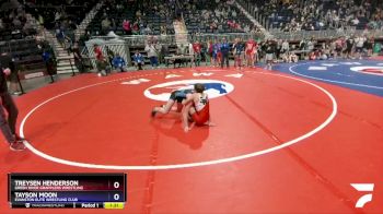 88-100 lbs 2nd Place Match - Treysen Henderson, Green River Grapplers Wrestling vs Tayson Moon, Evanston Elite Wrestling Club