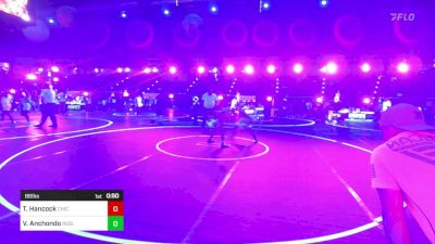 86 lbs 2nd Place - Theseus Hancock, Chickens Wrestling Club vs Venicio Anchondo, Ridge WC