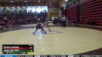 157 lbs Cons. Round 1 - Patrick Chambers, Coe vs Daniel Joey Shaw, Cornell College