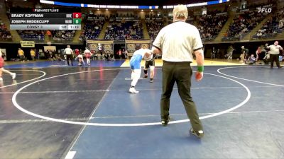195 lbs Consy 3 - Brady Koffman, River Valley vs Joseph Reddecliff, Harborcreek