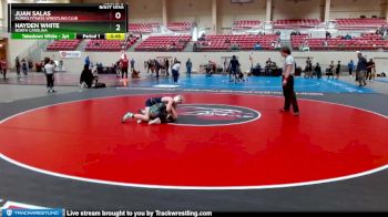 110 lbs Round 3 - Juan Salas, Morris Fitness Wrestling Club vs Hayden White, North Carolina