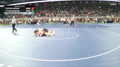 D2-157 lbs Champ. Round 1 - Tyler Parmeter, Cedar Springs HS vs Nathan Matsos, Huron HS (New Boston)