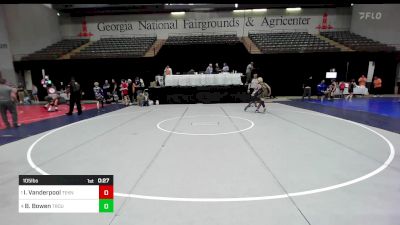 105 lbs Semifinal - Immanuel Vanderpool, Teknique Wrestling vs Brantley Bowen, Troup Wrestling