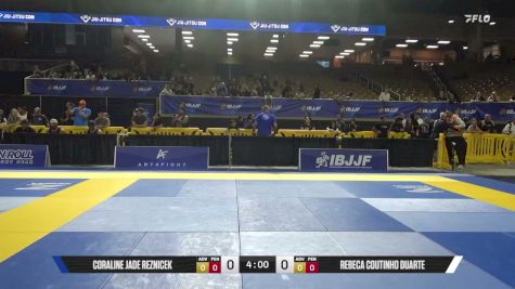 Rebeca Coutinho Duarte vs Coraline Jade Reznicek 2026 Pan Kids Jiu-Jitsu IBJJF Championship