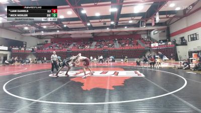 197 lbs Quarterfinal - Liam Daniels, Little Rock vs Nick Nosler, SIUE