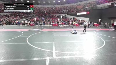 63 lbs Cons. Round 4 - Lox Leum, LAW vs Tanner Seitz, Demons WC (Burlington)