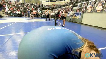 75 lbs Rr Rnd 1 - Lakota Gerken, Stroud Youth Wrestling Club vs N`cyla Brown, OKC Saints Wrestling